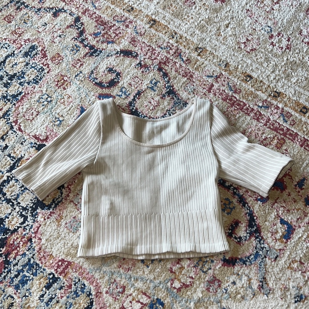 Free People Intimately Color blocked Crop top